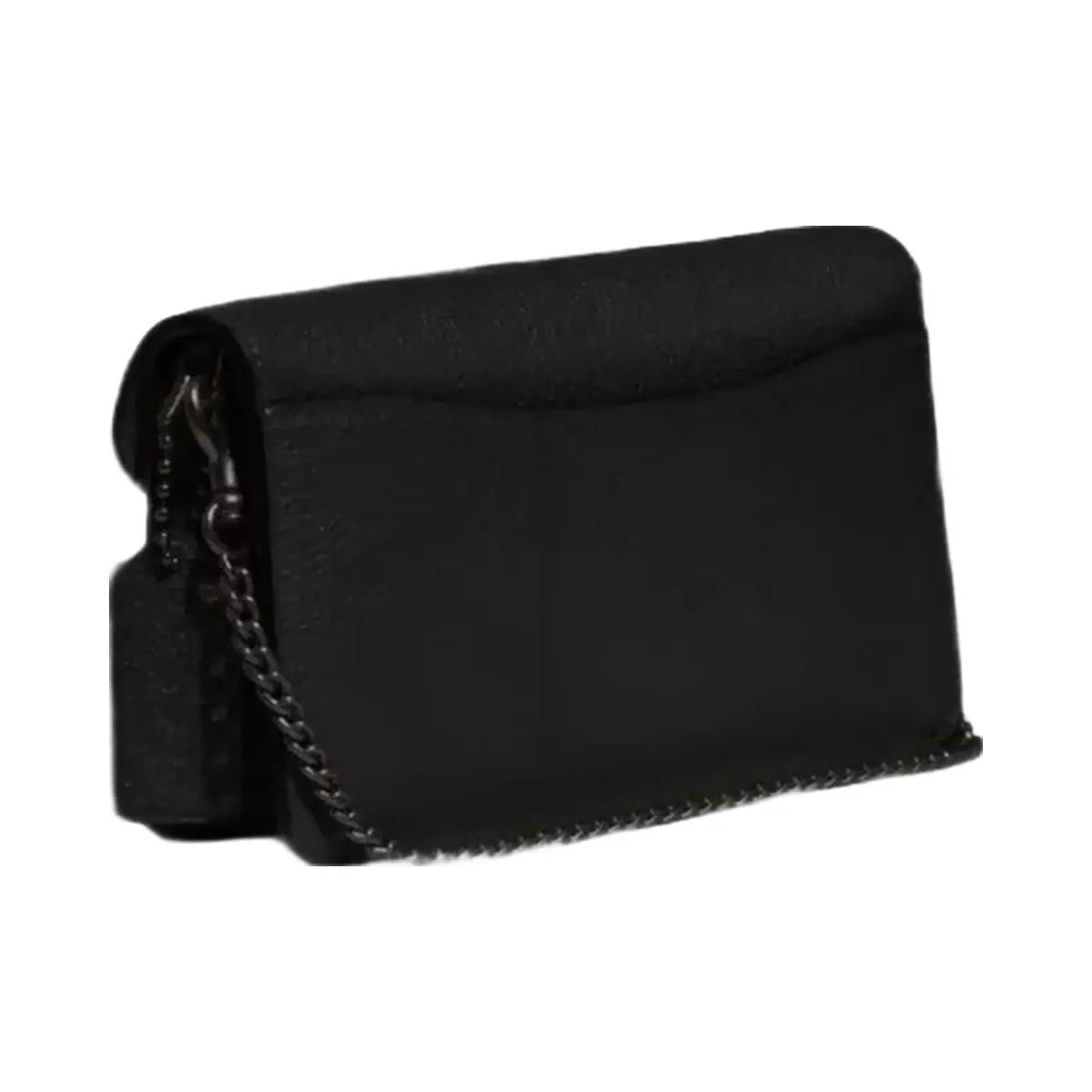 Coach Tabby Chain Clutch in Pewter Black
