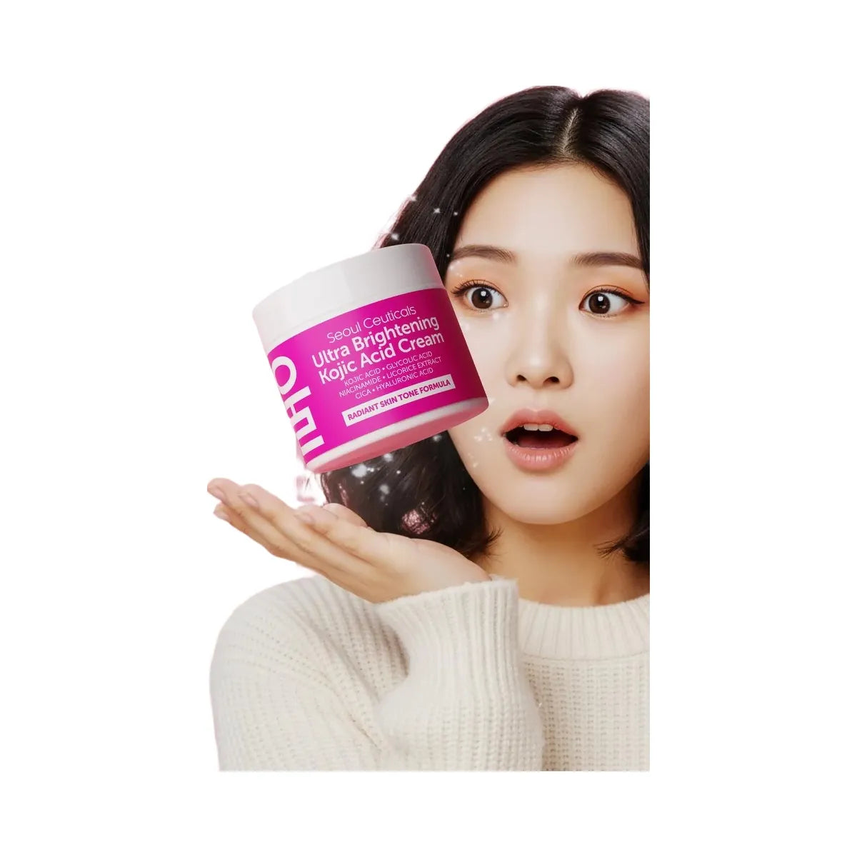 Seoul Ceuticals Korean Skin Care Ultra Brightening Kojic Acid Cream