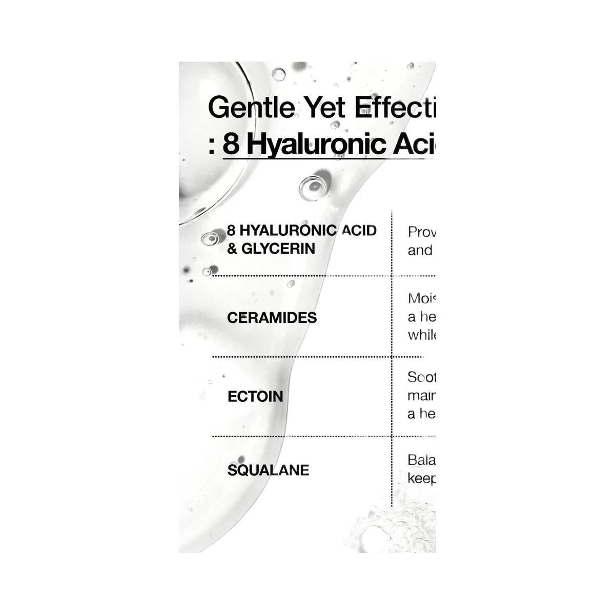 ANUA 8 Hyaluronic Acid Moisturizing Gentle Gel Cleanser