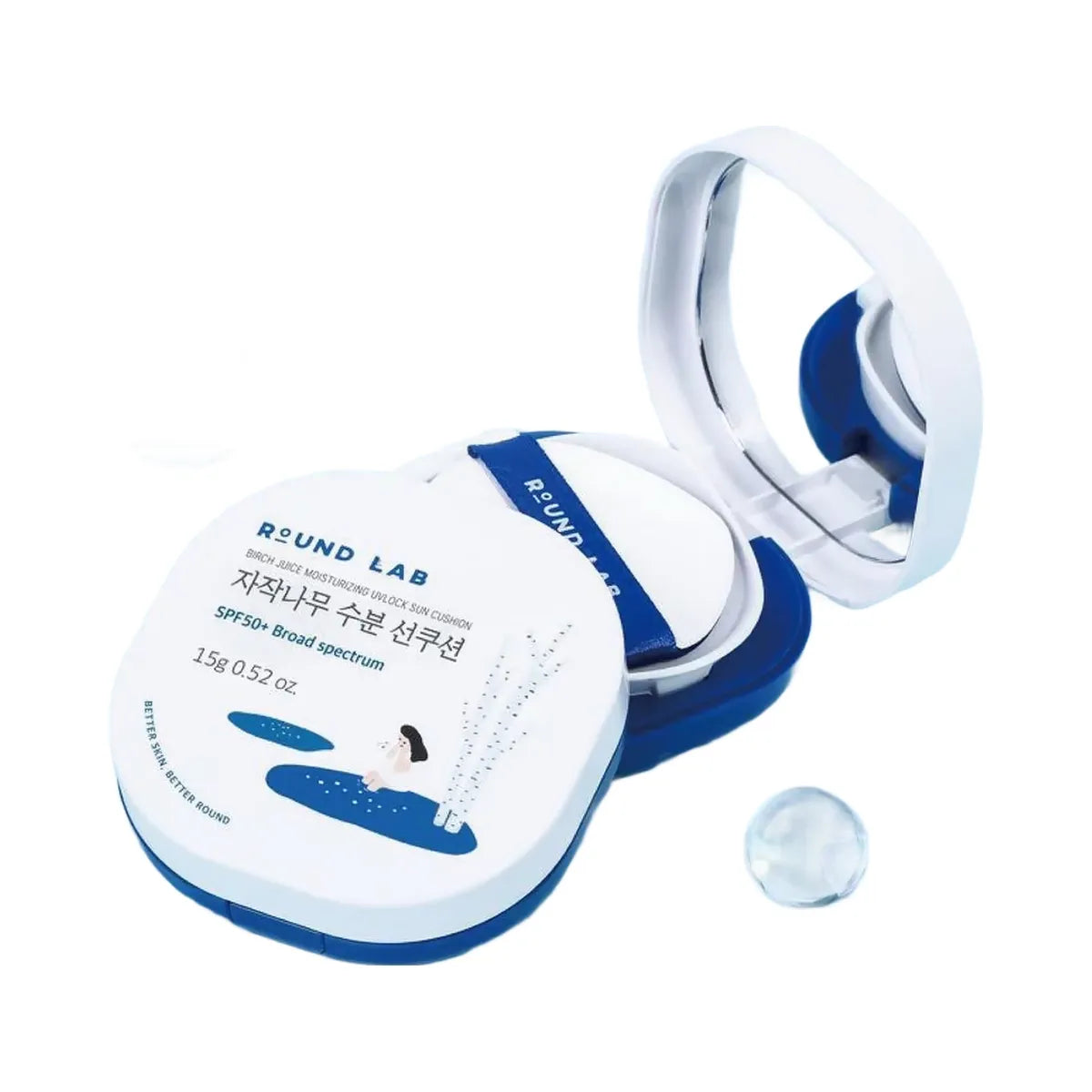 ROUND LAB Birch Juice Moisturizing UVLOCK Sun Cushion SPF 50