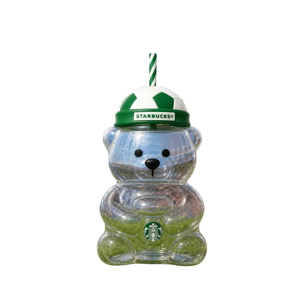 Starbucks x FIFA World Cup 2026 Bearista Bear Football Cap Glass Cup
