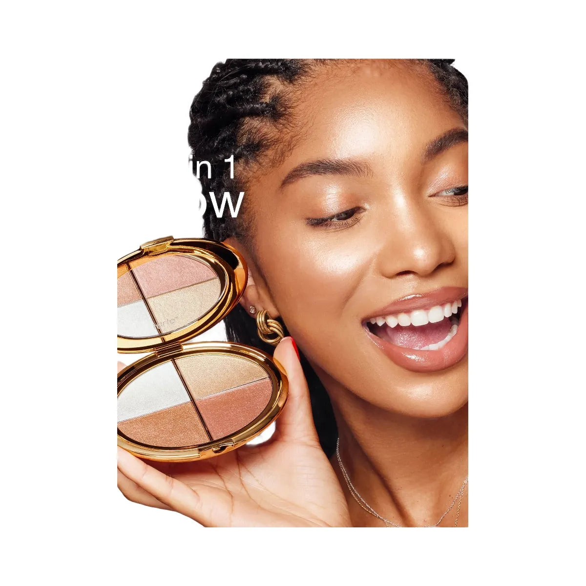 Tarte Glow Wardrobe Highlighting Eye Cheek Palette
