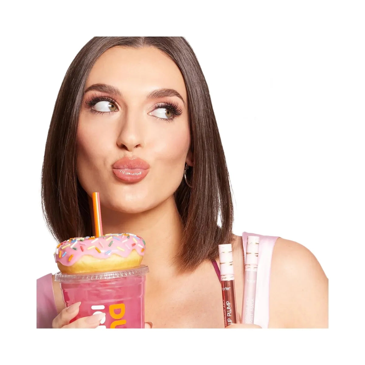 Tarte tarte x Dunkin' Vanilla Icing Maracuja Juicy Plumping Lip Oil