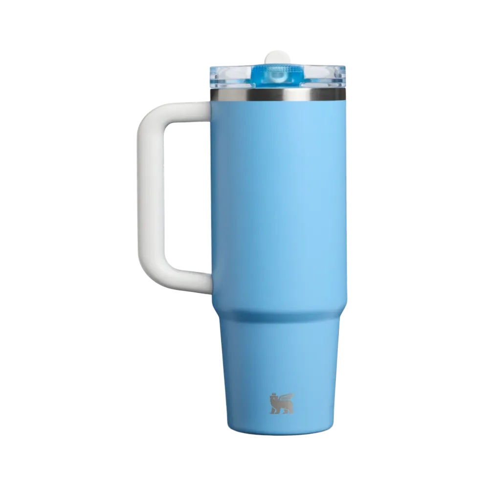 Stanley Country Collection Quencher Protour Flip Straw Tumbler Team Light Blue White 30 OZ