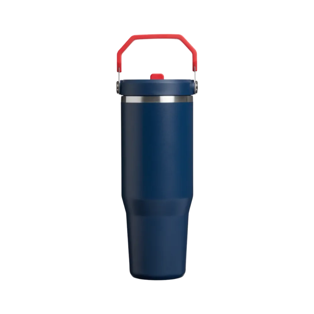 Stanley Country Collection Iceflow Tumbler Team Navy Red 30 OZ
