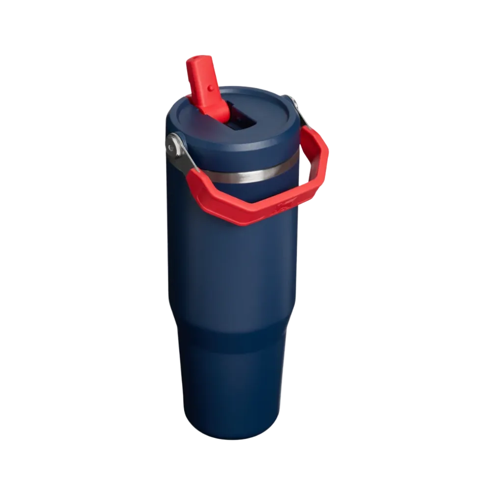 Stanley Country Collection Iceflow Tumbler Team Navy Red 30 OZ