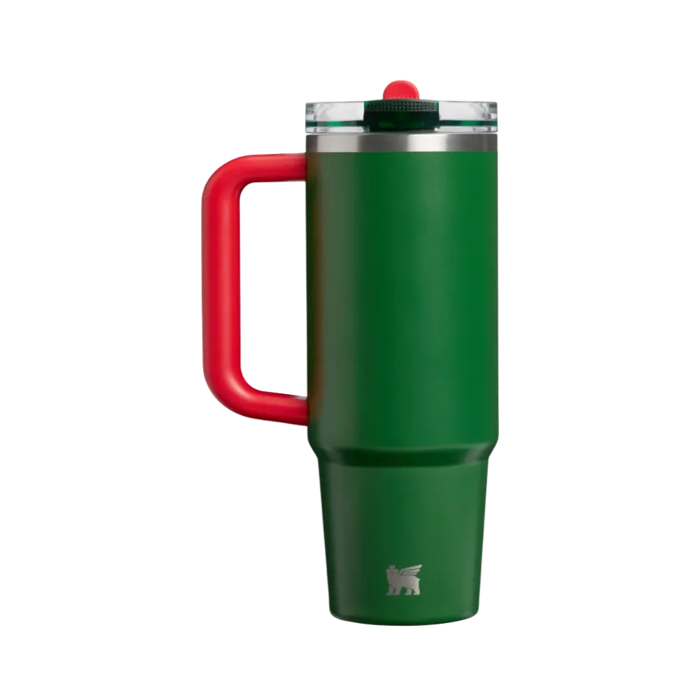 Stanley Country Collection Quencher Protour Flip Straw Tumbler Team Dark Green Red 30 OZ