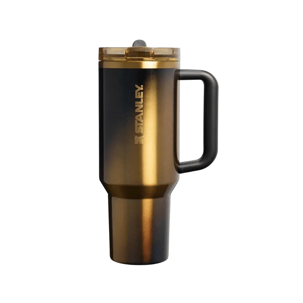 Stanley The Quencher ProTour Flip Straw Tumbler 40 OZ Black Honey