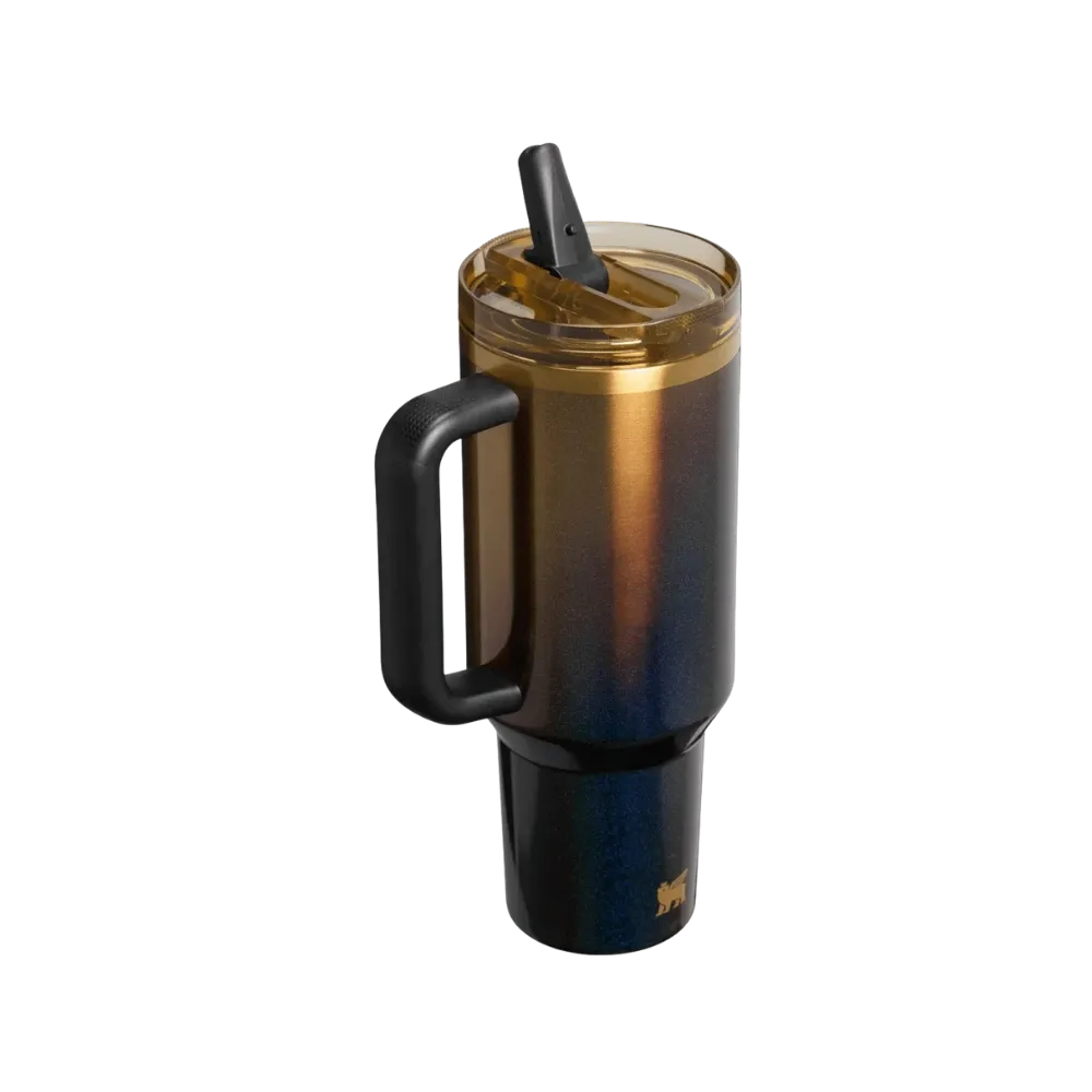 Stanley The Quencher ProTour Flip Straw Tumbler 40 OZ Black Honey