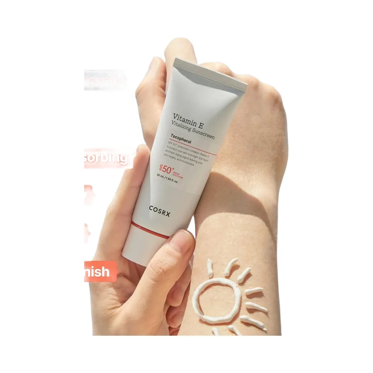 COSRX Vitamin E Vitalizing Sunscreen SPF 50+