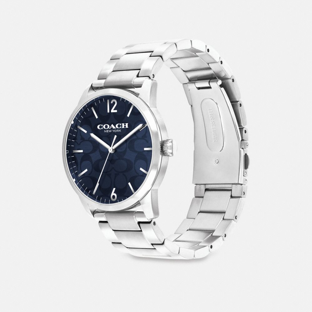 Coach Keane Watch Gift Set, 39 Mm Stainless Steel  Saddle