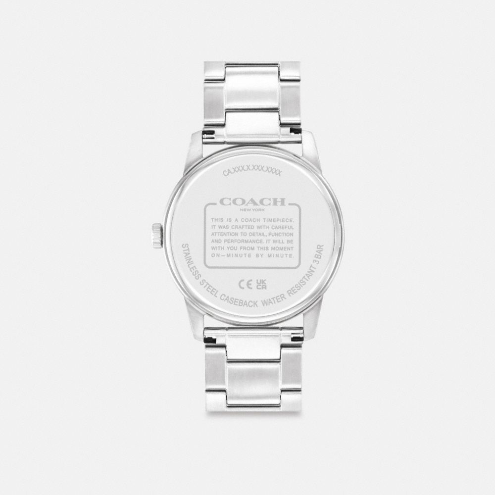 Coach Keane Watch Gift Set, 39 Mm Stainless Steel  Saddle