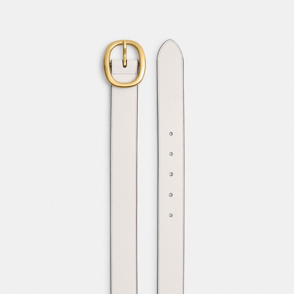 Oval Buckle Belt, 32 Mm