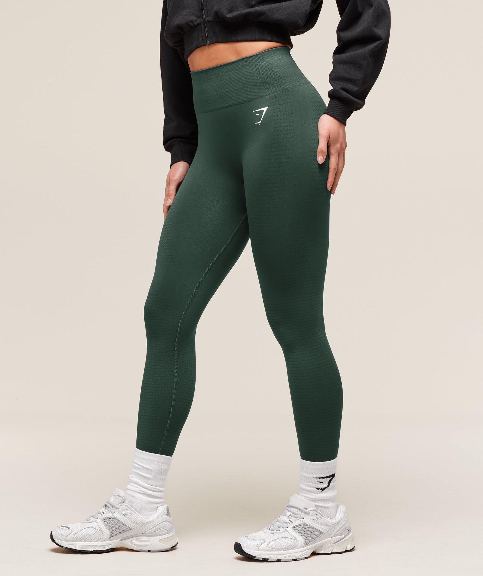 Women's Gymshark Vital Seamless 2.0 Leggings Woodland Green Marl