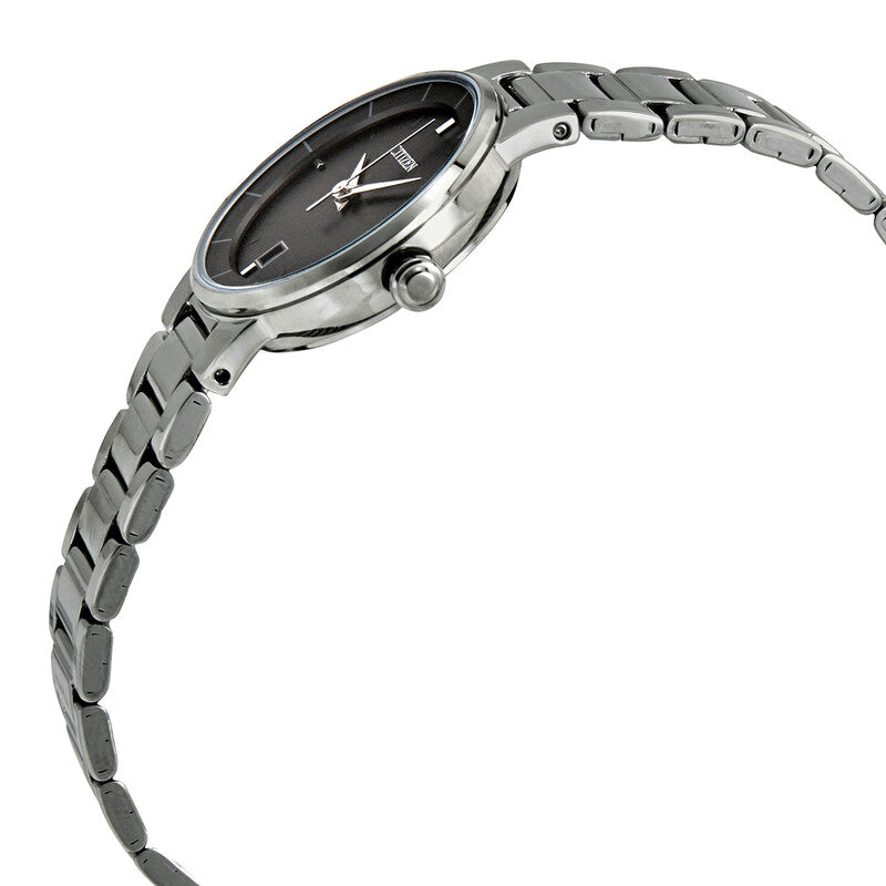 Citizen Quartz Black Dial Stainless Steel Women's Watch