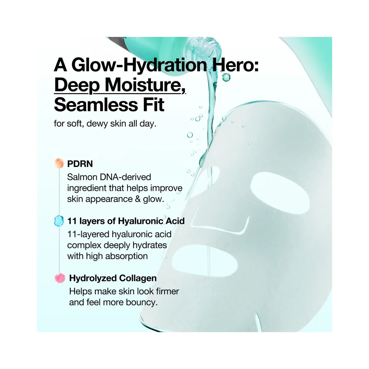 ANUA PDRN Hyaluronic Acid Capsule 100 Serum Mask