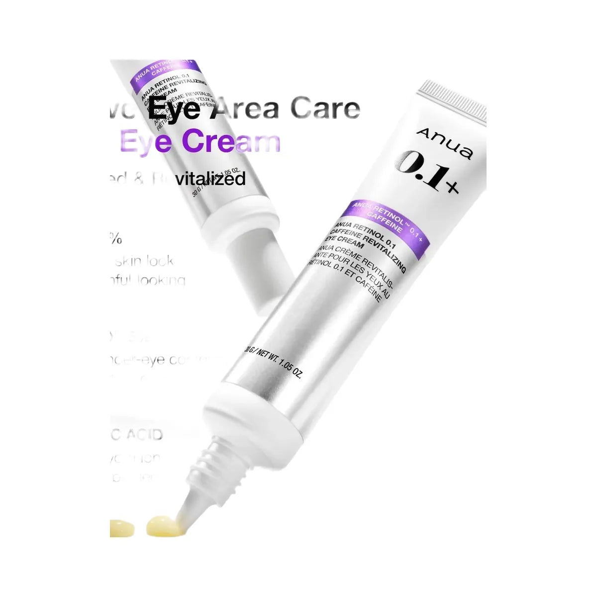 ANUA Retinol 0.1 Caffeine Revitalizing Eye Cream