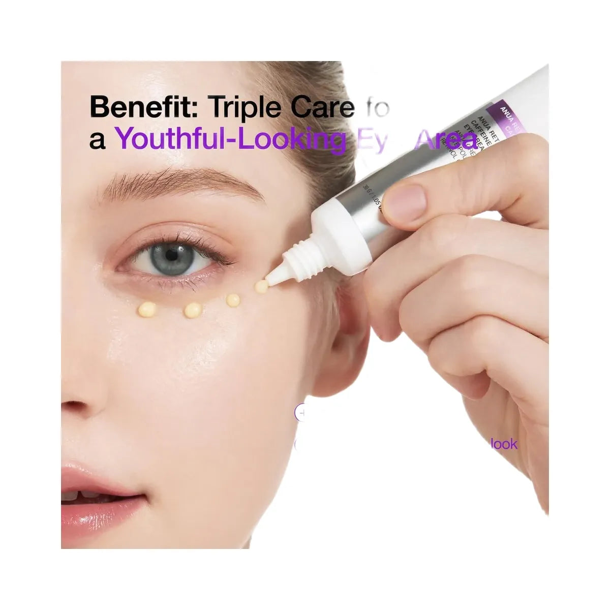 ANUA Retinol 0.1 Caffeine Revitalizing Eye Cream