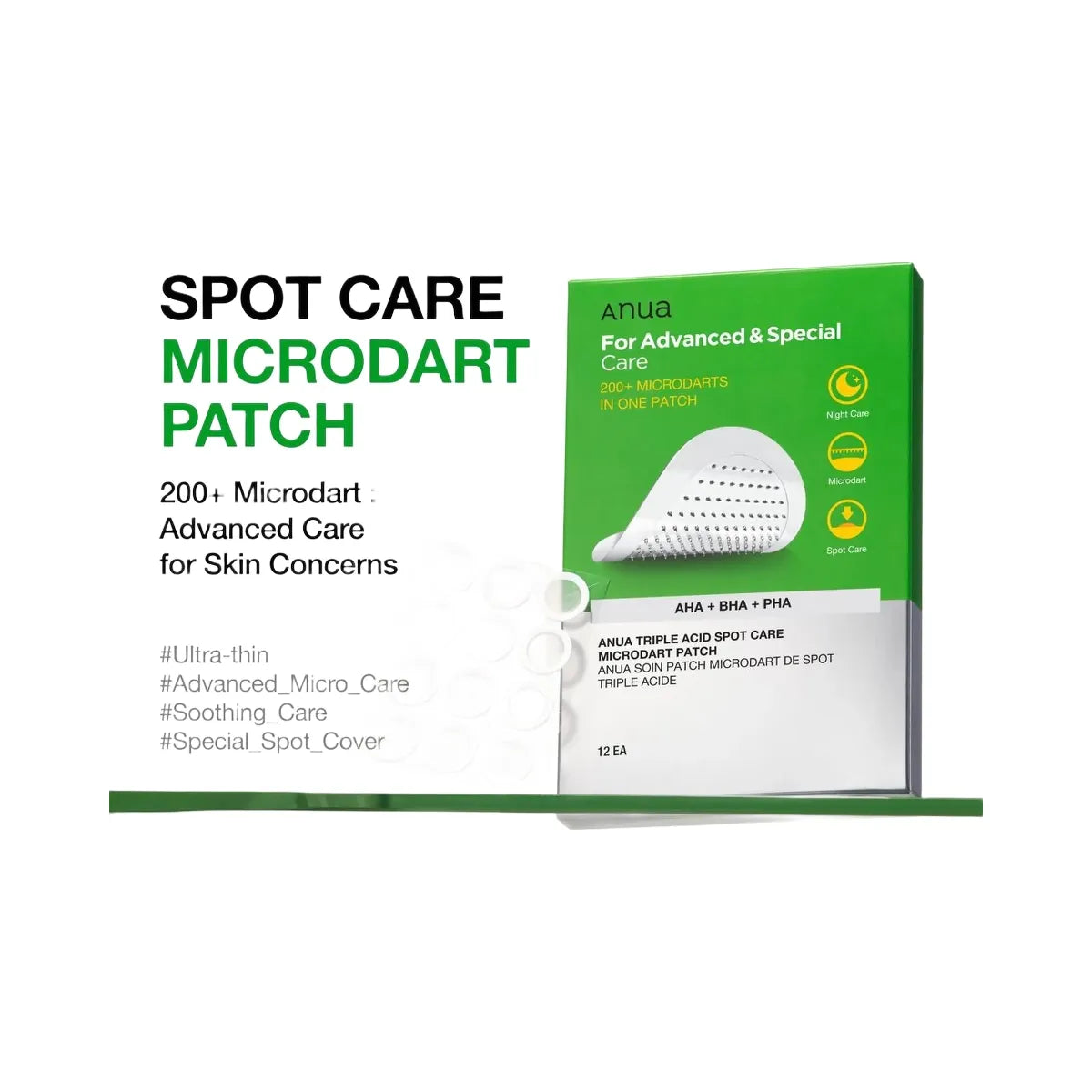 ANUA Triple Acid Spot Care Microdart Patch