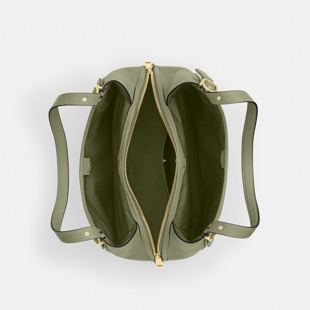 Coach Erin Shoulder Bag Gold Pistachio