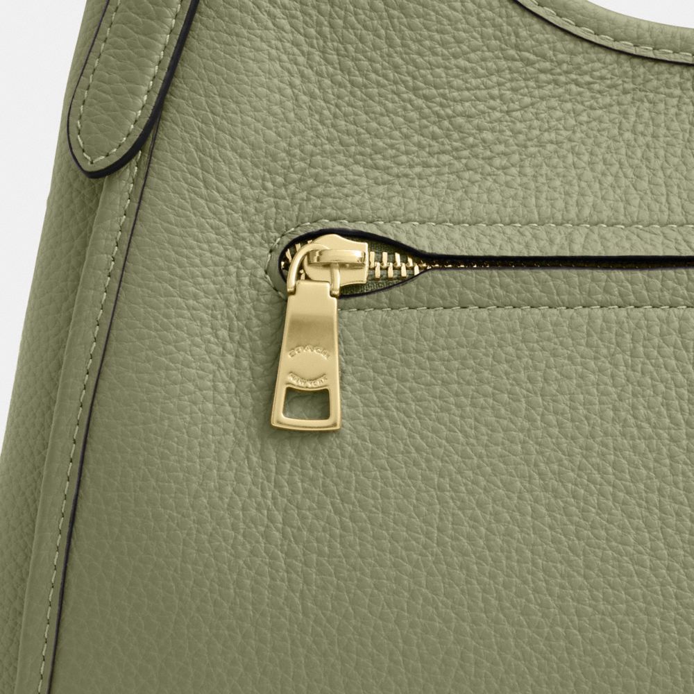 Coach Erin Shoulder Bag Gold Pistachio