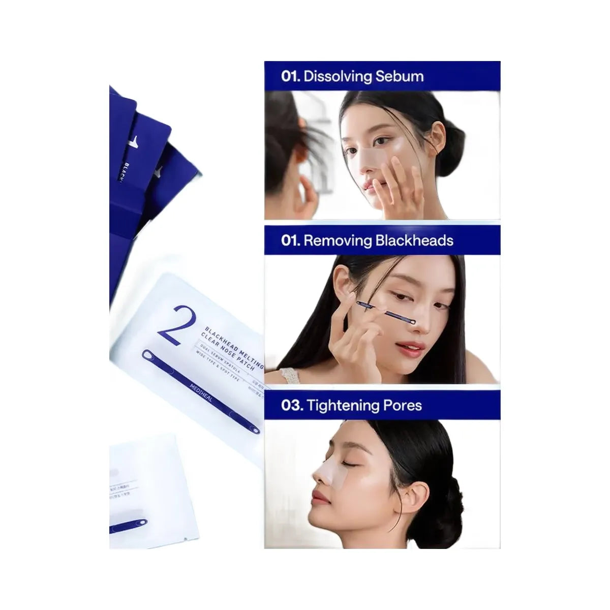 MEDIHEAL Blackhead Melting Clear Nose Patch