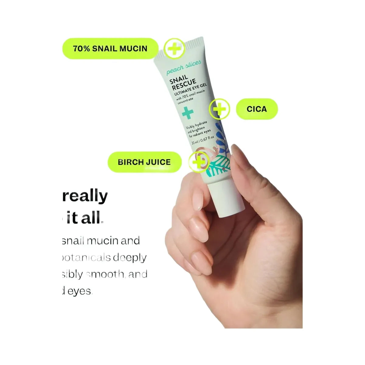 Peach Slices Snail Rescue Ultimate Eye Gel