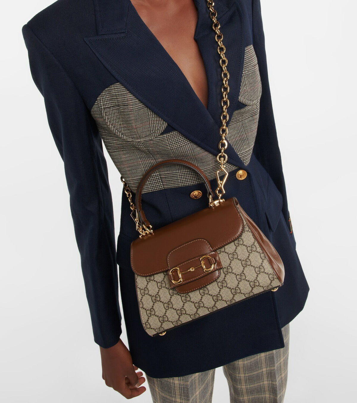 Gucci - Horsebit 1955 Mini leather tote bag