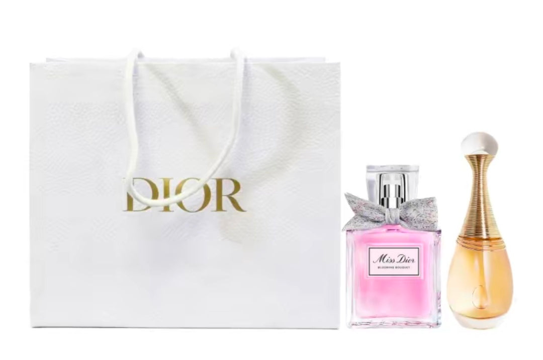 DIOR Miss Dior Blooming Bouquet/J'adore/Sauvage Ceramic Cosmetic Bag Perfume Set Eau de Toilette Floral Scent Mother's Day Gift for Mom