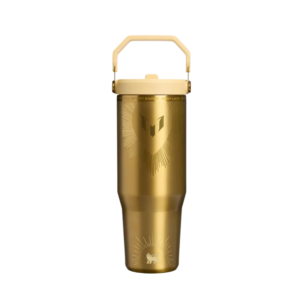 The Messi x Stanley IceFlow™ Flip Straw Tumbler 30 OZ 'Messi Legacy'
