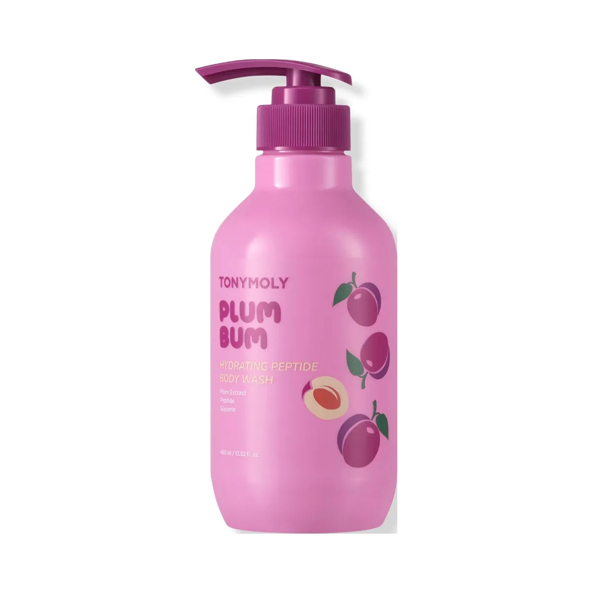 TONYMOLY Plum Bum Hydrating Peptide Body Wash