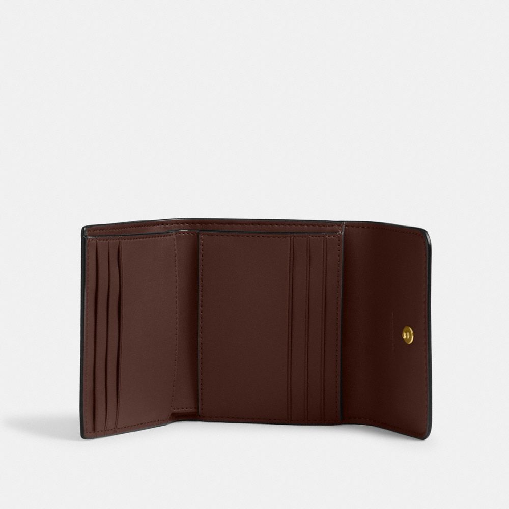 Mila Small Flap Wallet In Signature Canvas