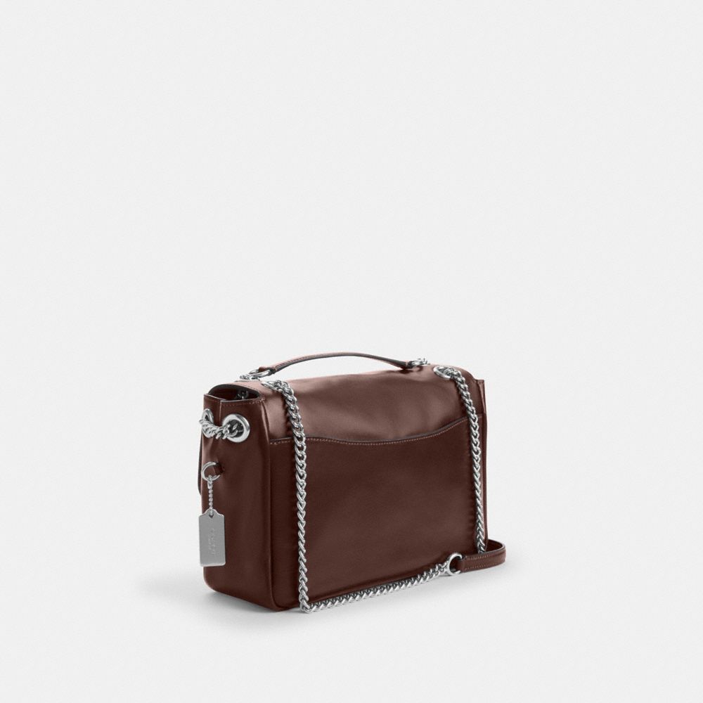 Coach Elodie Crossbody Bag Silver Maple