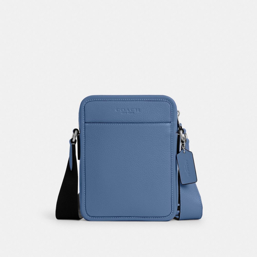 Coach Sullivan Crossbody Bag Silver Light Denim