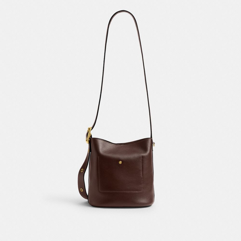 Coach Bleecker Bucket Bag 21 Brass Maple