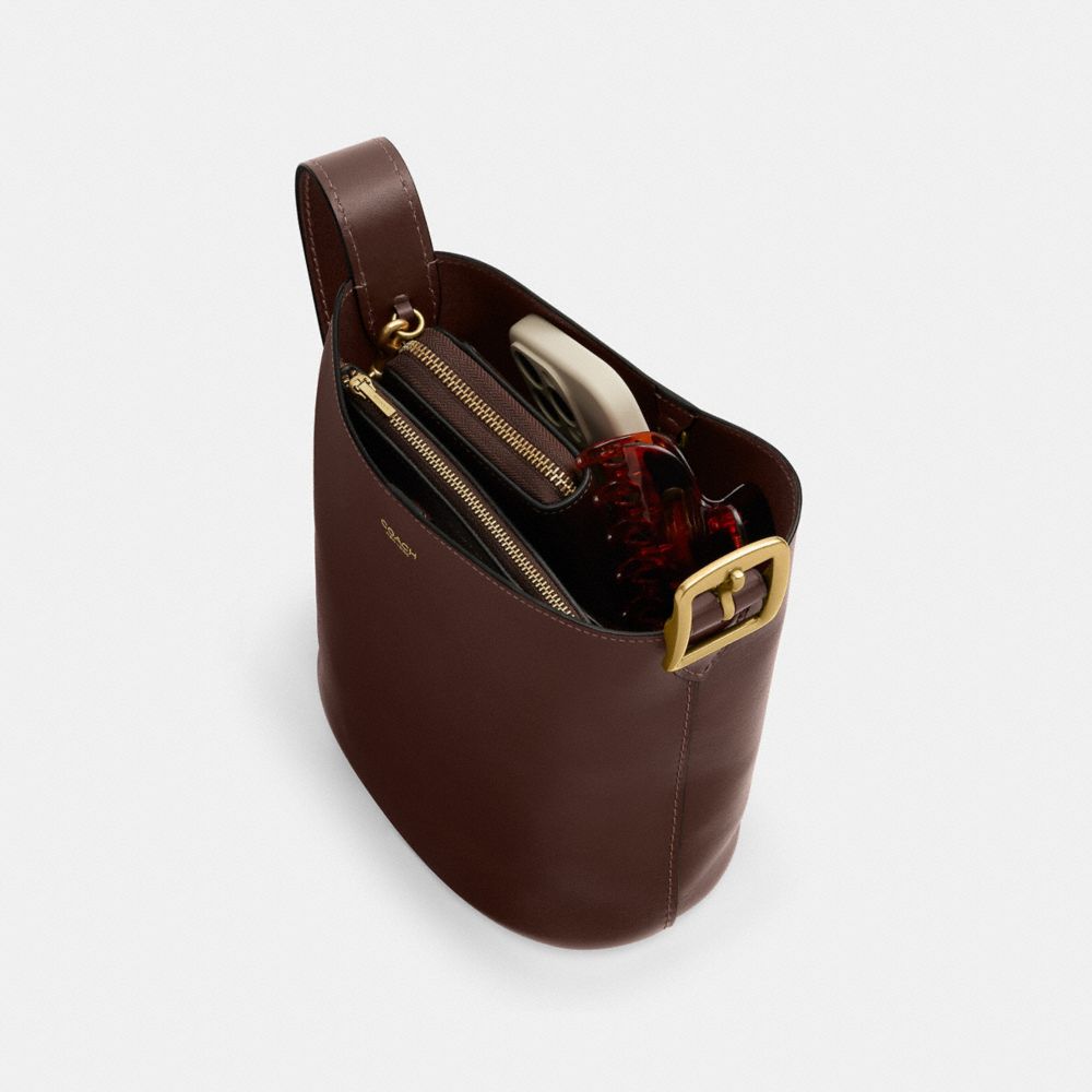 Coach Bleecker Bucket Bag 21 Brass Maple