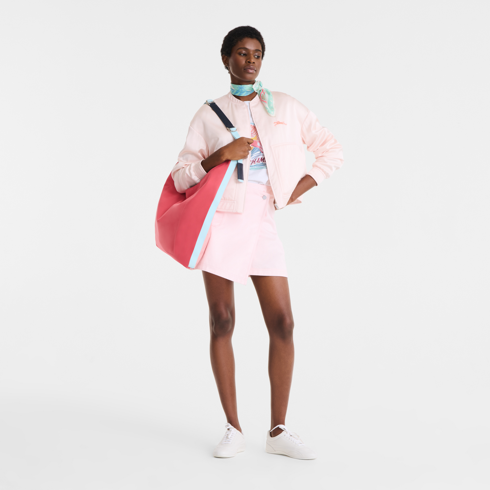 Longchamp Re-Play Shoulder bag Pink/Grenadine