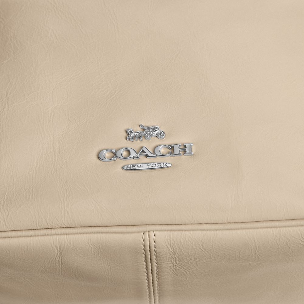 Coach Mini Carey Crossbody Bag Silver Ivory