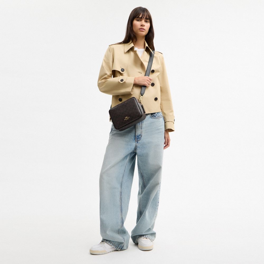 Carey Crossbody Bag In Signature Canvas