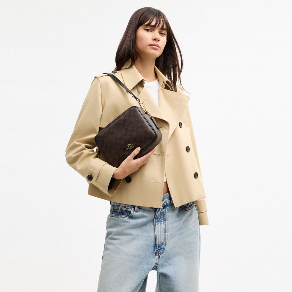 Carey Crossbody Bag In Signature Canvas