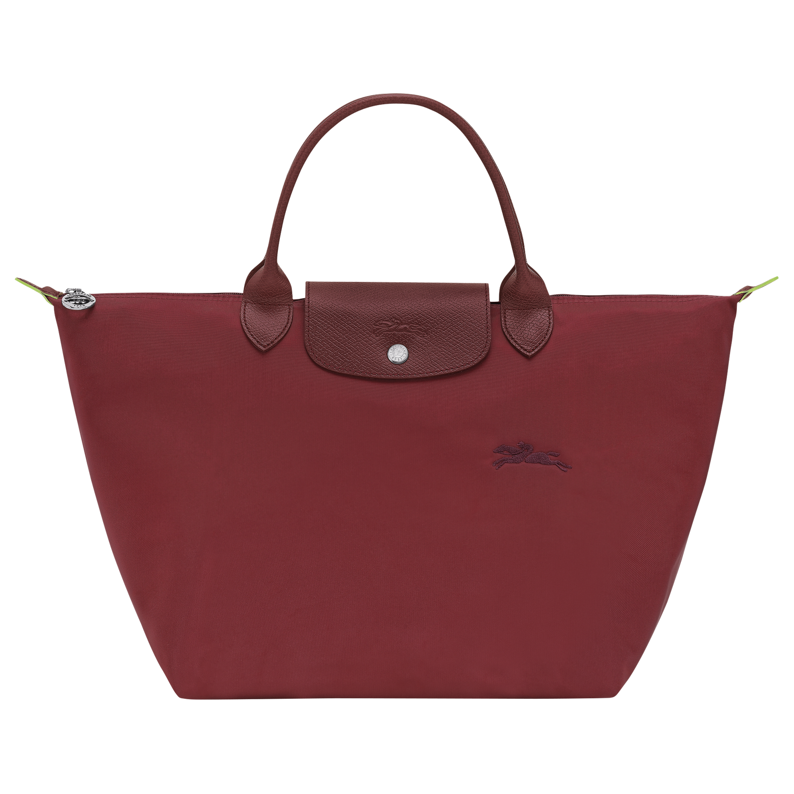Longchamp Le Pliage Green M Handbag Pomegranate