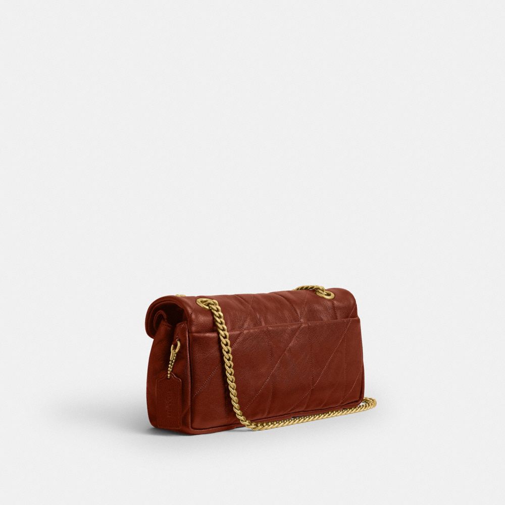 Coach Tabby Shoulder Bag 26 With Quilting Brass Pecan