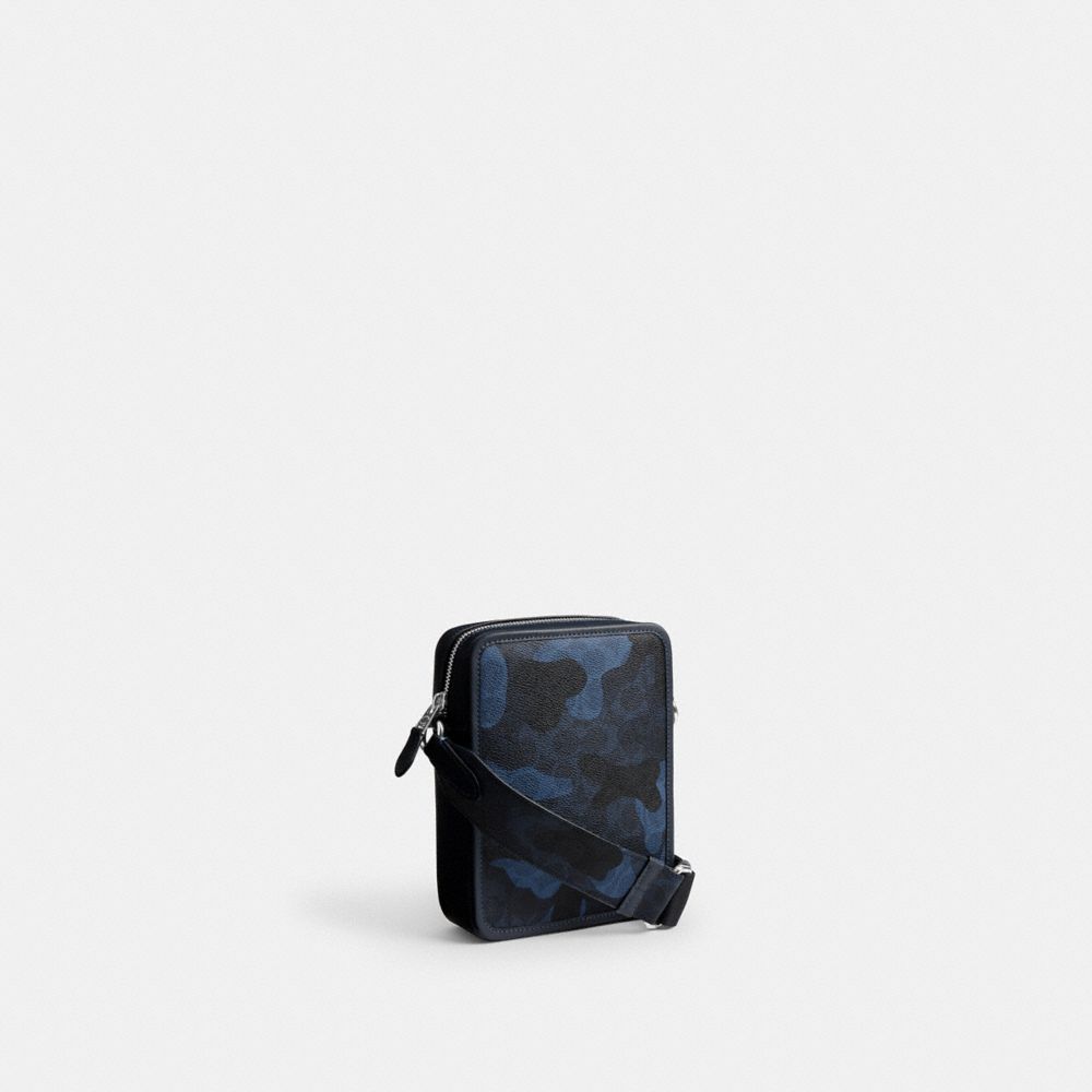 Coach Sullivan Crossbody Bag In Signature Camo Print Silver