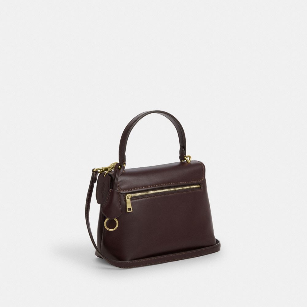 Coach Emory Top Handle Bag Gold Espresso
