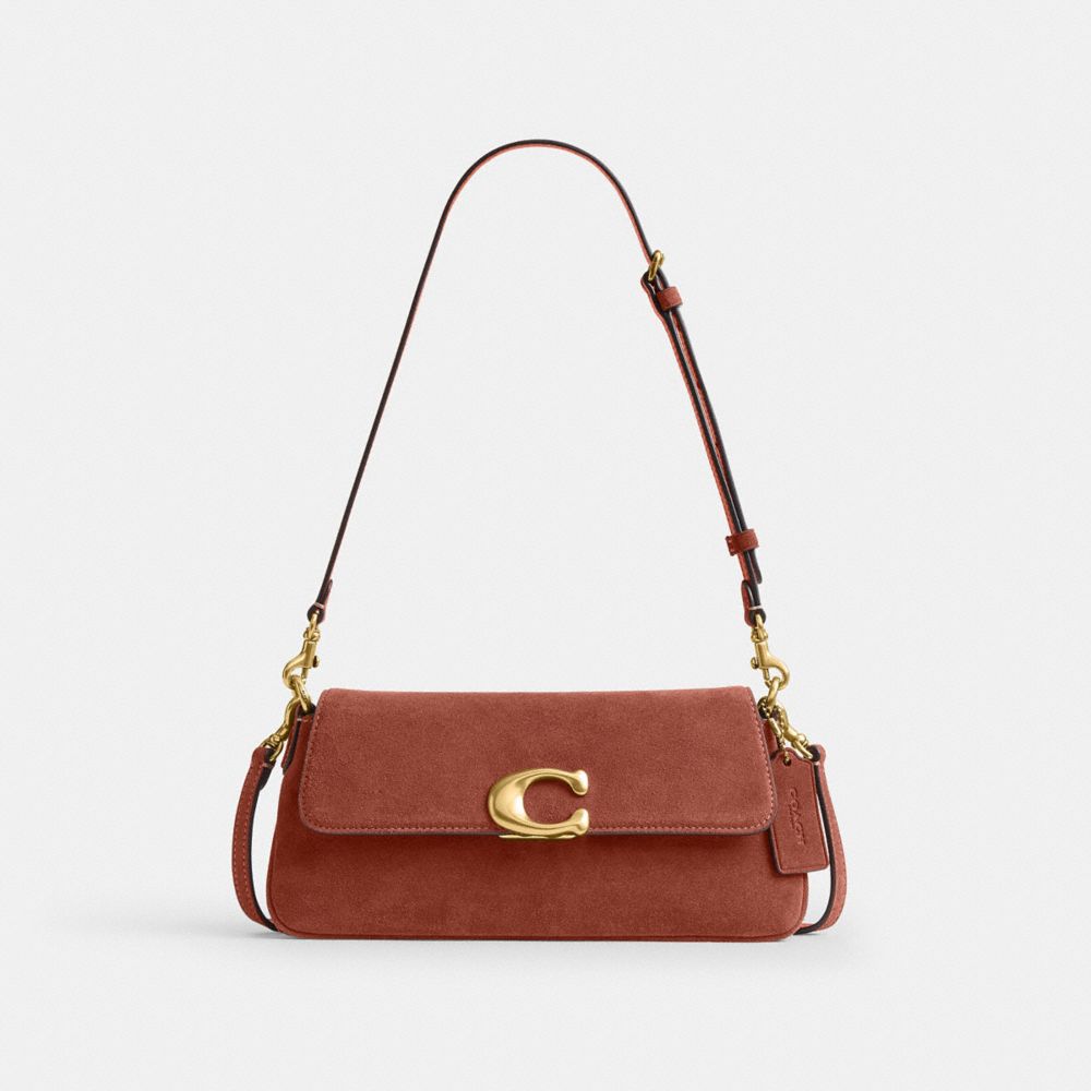 Coach Jet Shoulder Bag Brass Clay