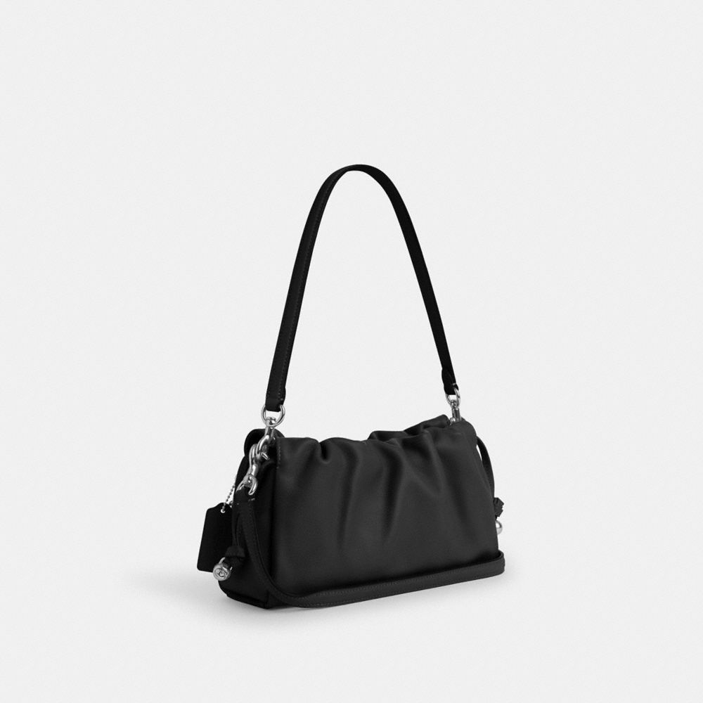 Coach Faye Shoulder Bag Silver Black