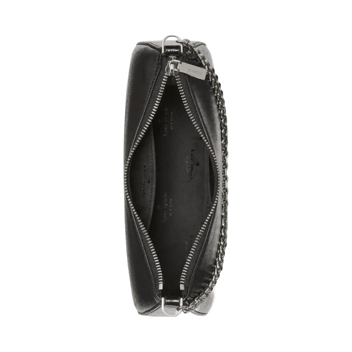 Kate Spade Margot Textured Patent Leather Convertible Crossbody Black
