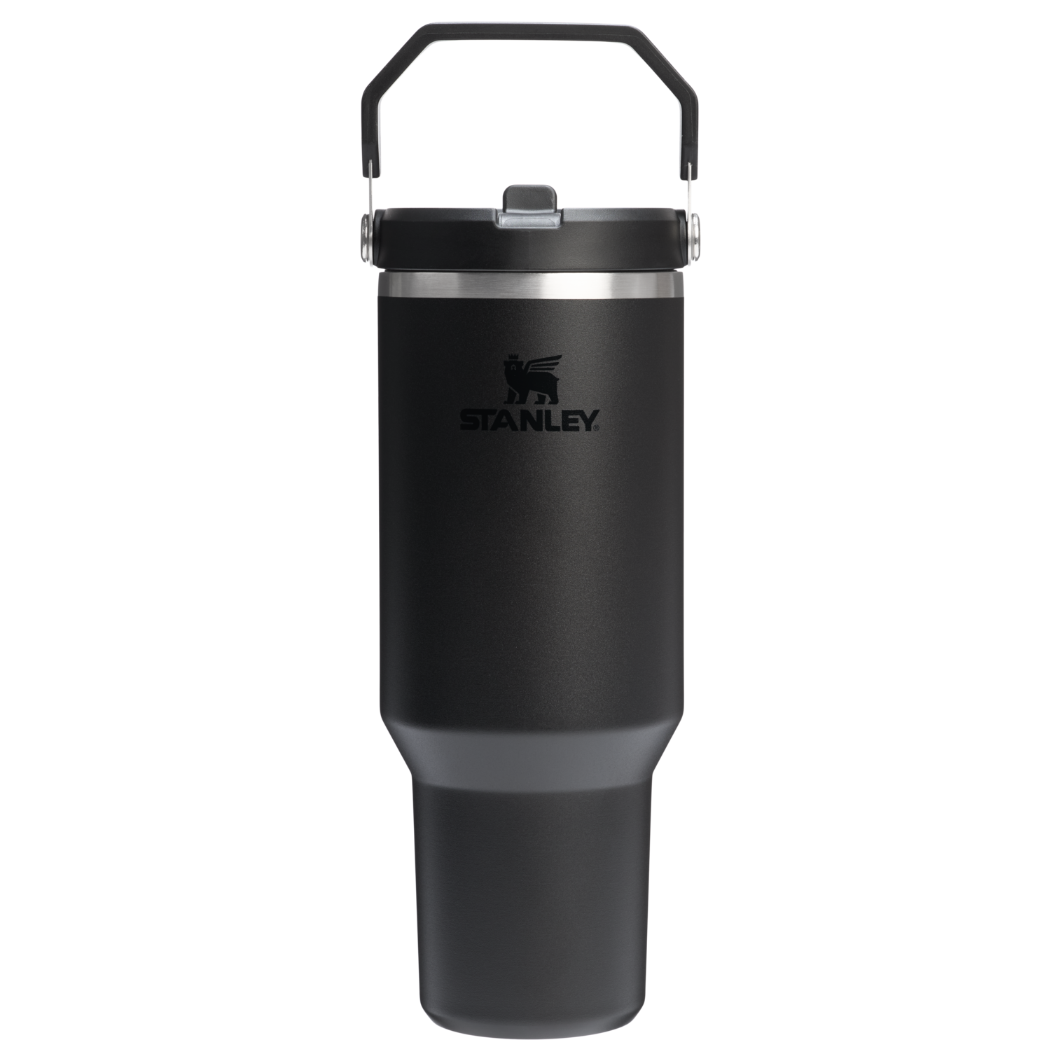 The IceFlow Flip Straw Tumbler | 40 OZ Black 2.0