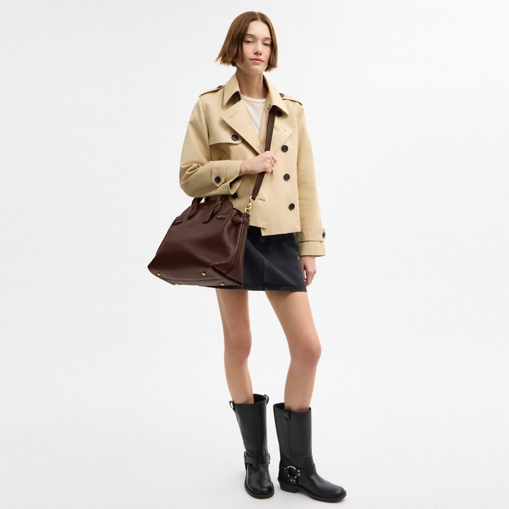 Coach Soft Empire Carryall Bag 40 Brass Maple