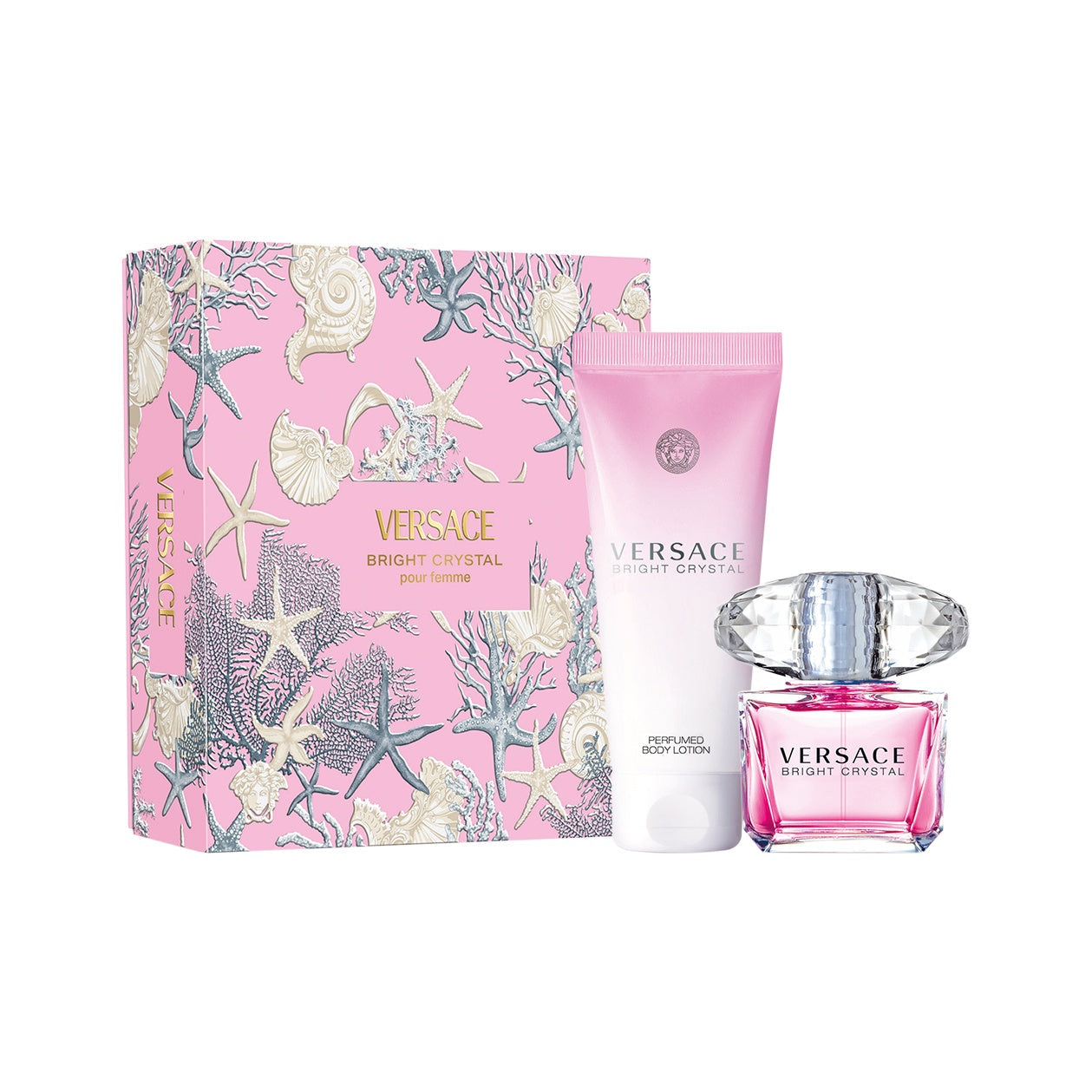 Versace Perfume Sets Eau De Toilette Floral Fruity Official Box